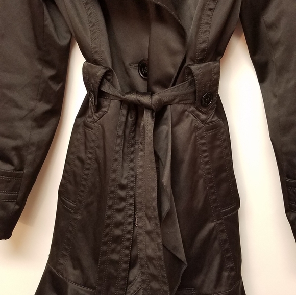 Jessica Simpson Coat Trench Ruffle Coat - Picture 5 of 8